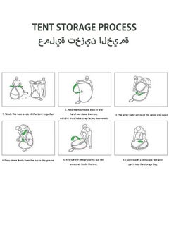 يو إل اتش واي سي خيمة التخييم 200x200x135سم  - Image 3