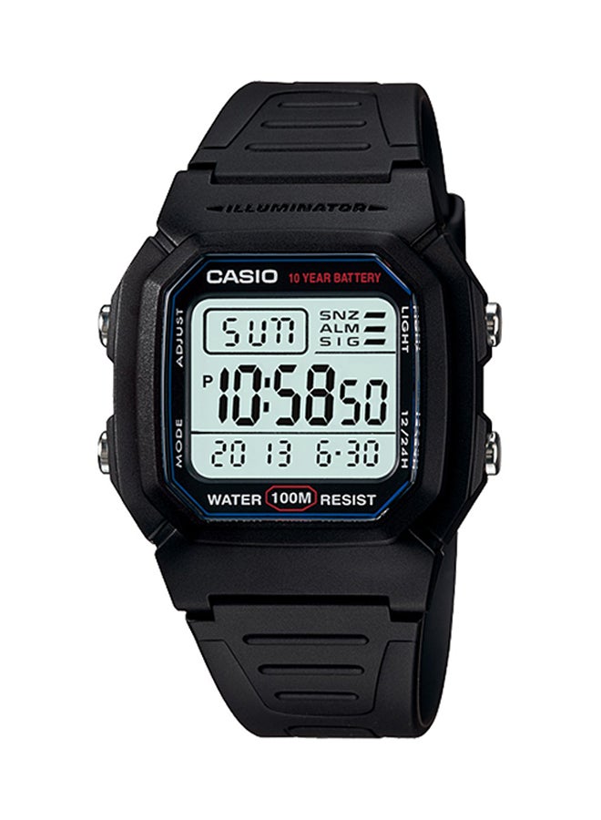 كاسيو ساعة رقمية من الراتنج W-800H-1AV - Image 1