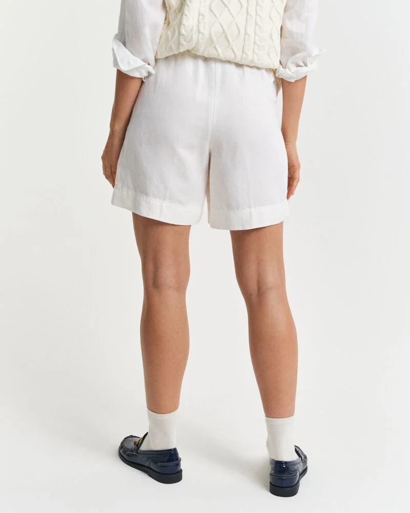 GANT Gant Relaxed Linen Blend Pull On Shorts