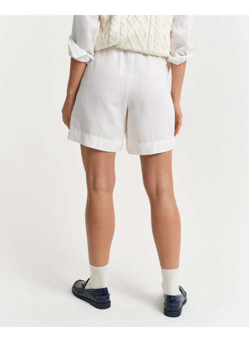 GANT Gant Relaxed Linen Blend Pull On Shorts