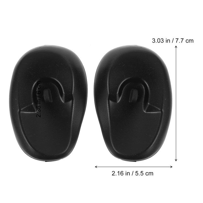 Lurrose Ear Cuff Hair Dye Ear Cover Plastic Earmuffs Protector for Salon Home Shower 6pcs - Image 5