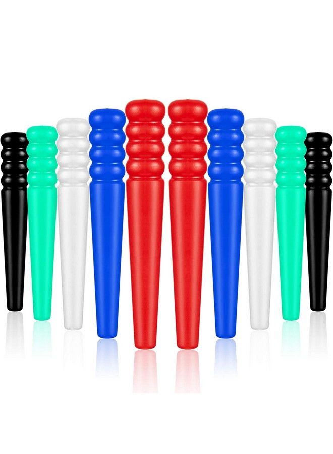 Mudder 60 Pieces Plastic Cribbage Pegs Tapered Board Pegs Replacement for Cribbage Traditional Board Game, 5 Colors - Image 1