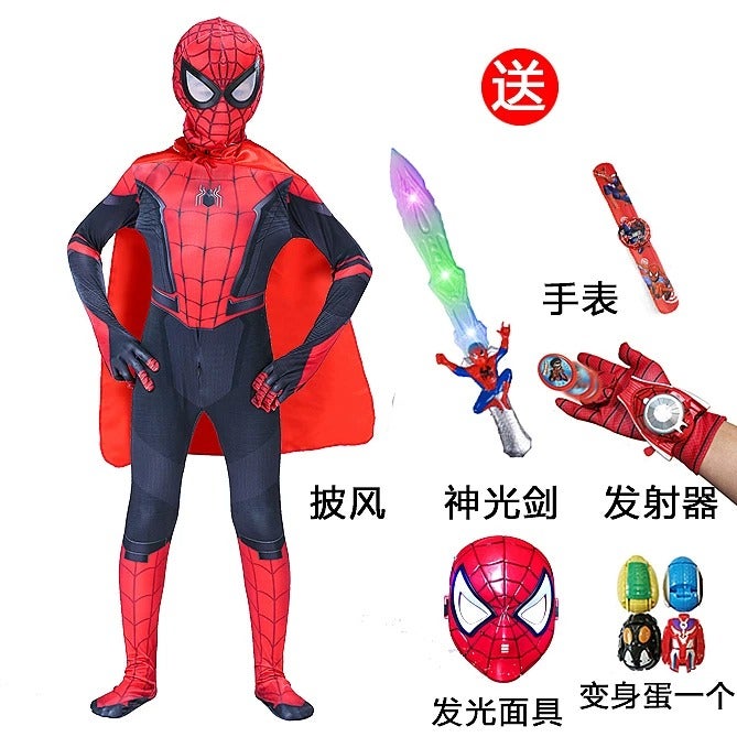 Spider-Man Kids' Hero Costume - Adult-Style Iron Suit for Boys