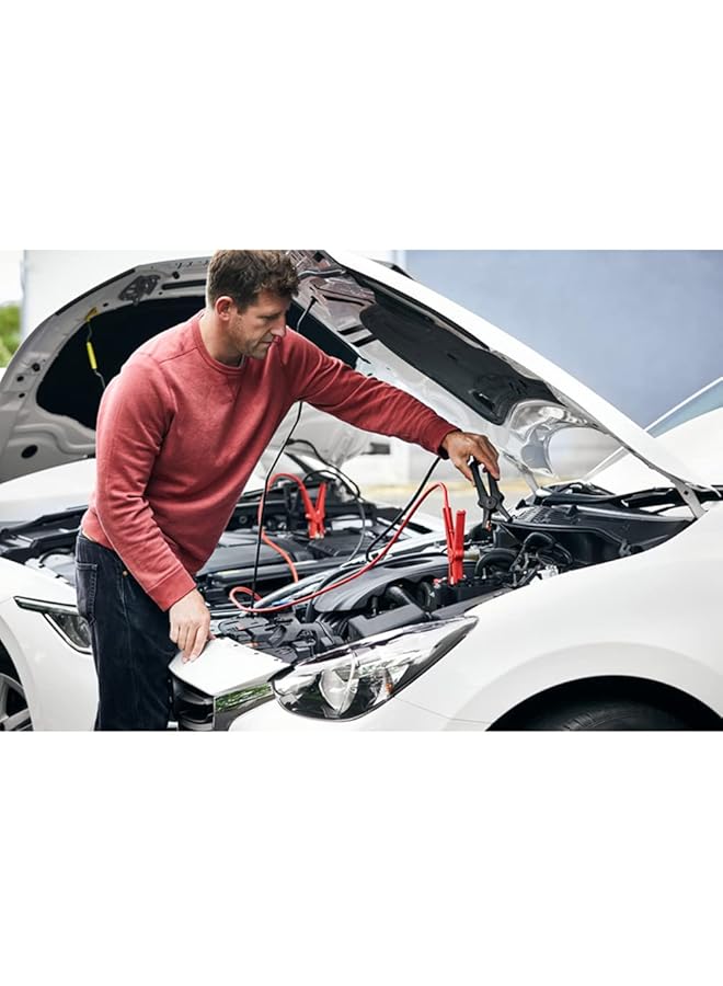 أوسرام كابل بدء التشغيل 200 أمبير، أسلاك توصيل لمحركات البنزين، 6/12 فولت، Osc101، كابل توصيل لمحركات ≤2.0 لتر، ألومنيوم مطلي بالنحاس، 3 أمتار - Image 2