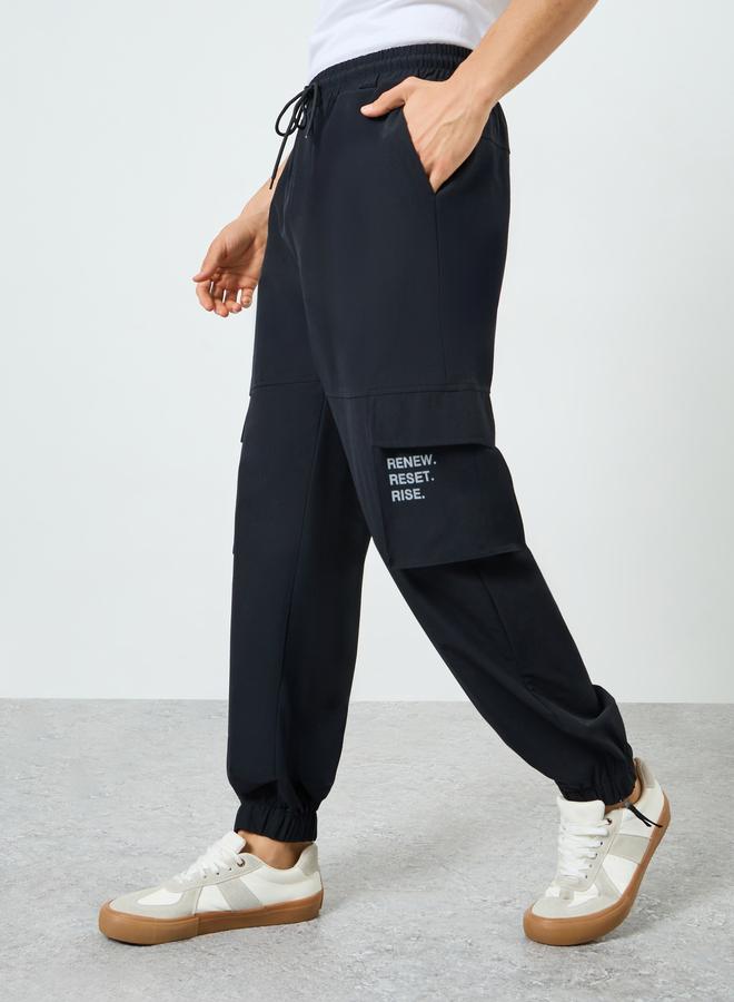 ستايلي بنطال رياضي رجالي كارجو قصة مريحة - Image 1