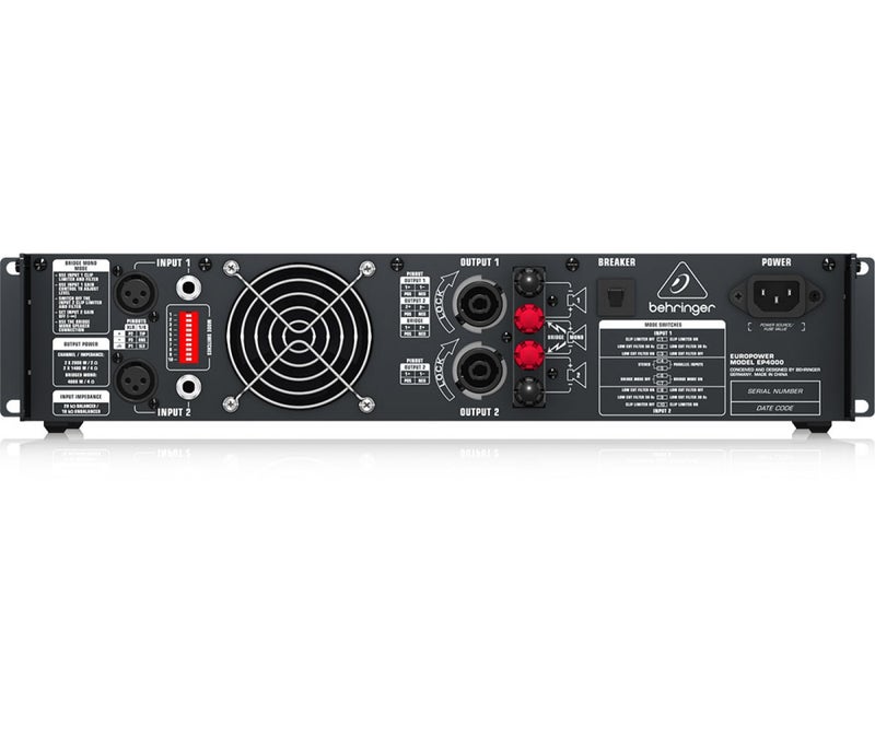 Behringer Europower EP4000 Power Amplifier - Image 2