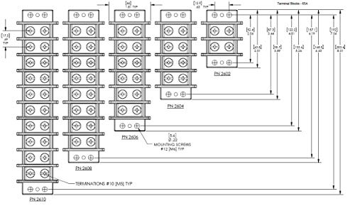 Blue Sea Systems 2608 Terminal Block 8 Circuit 65A - Image 2
