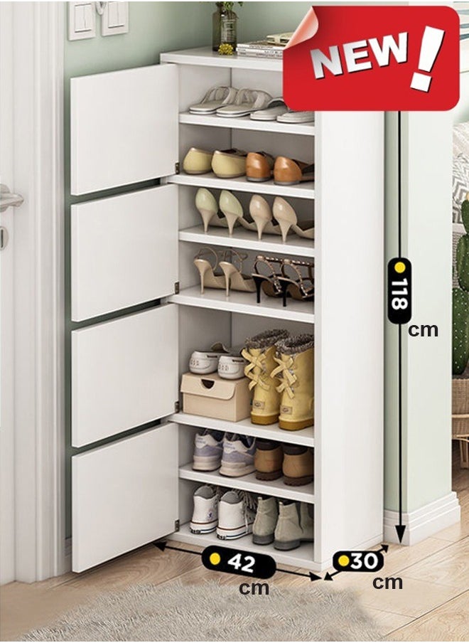 keke - Multi-layer High Vertical Shoe Cabinet 118 cm - Image 1