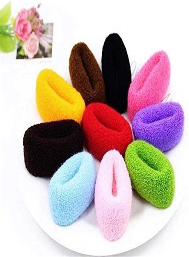ALEVAN Multicolour Rubber Elastic Band Girls Ponytail - Image 2