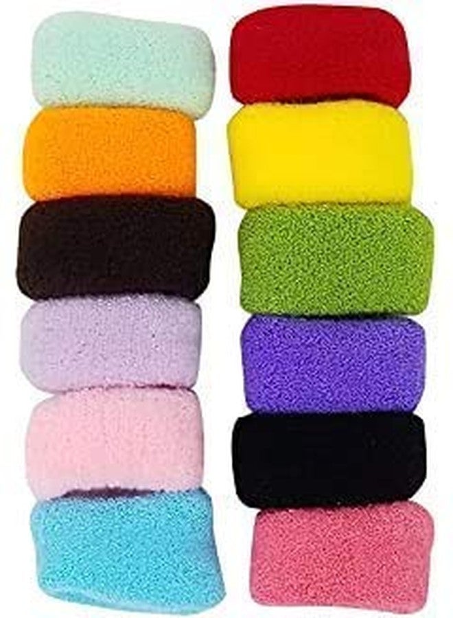 ALEVAN Multicolour Rubber Elastic Band Girls Ponytail - Image 1
