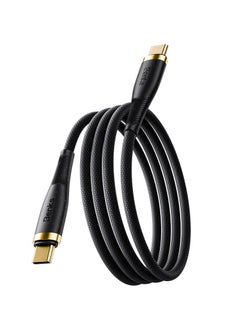 Benks Benks D47 USB-C to USB-C 100W Braided Charging Cable, 1m (Black)  - Image 1