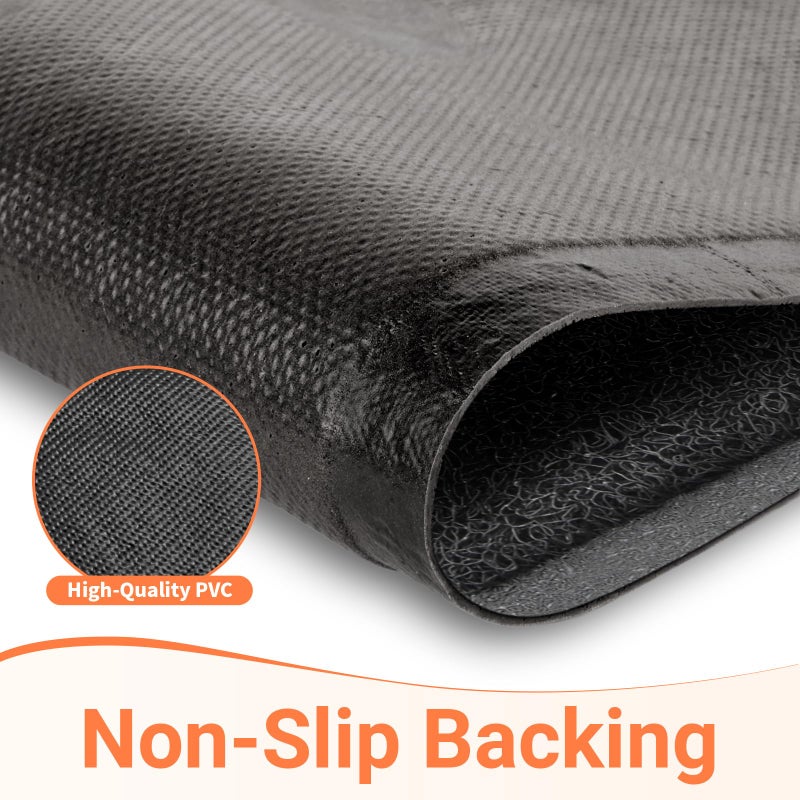 StepLively Door Mat Home Welcome Mats Outdoor and Indoor, Heavy-Duty Low-Profile Non-Slip Front Welcome Mat for Home Entrance, Outside Entry, Yard, Floor, (30''x17.5'', Grey) - Image 4