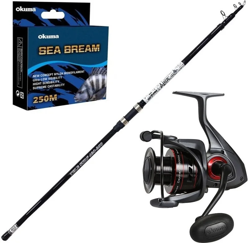 أوكوما Ceymar 8000 - Aria 420CM 100-250GR Surf Fishing Rod Set