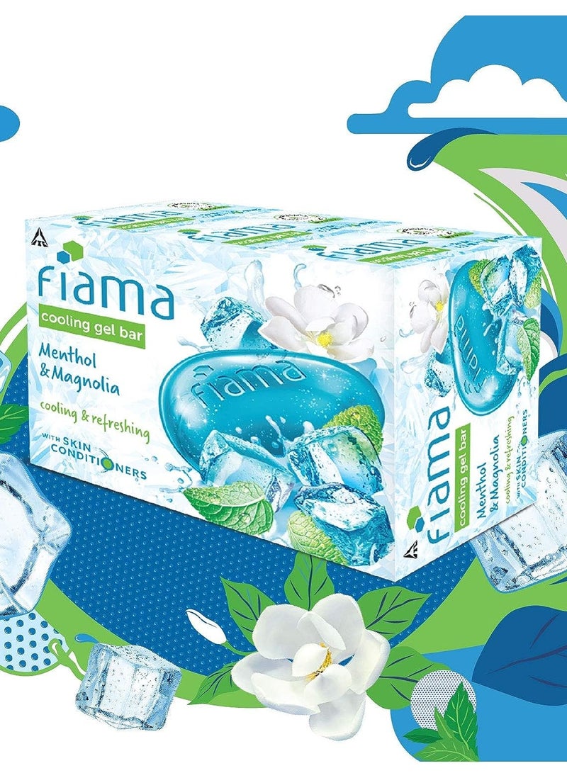 Fiama بار جل تبريد فياما بالمنثول والماغنوليا 125 جرام - Image 2