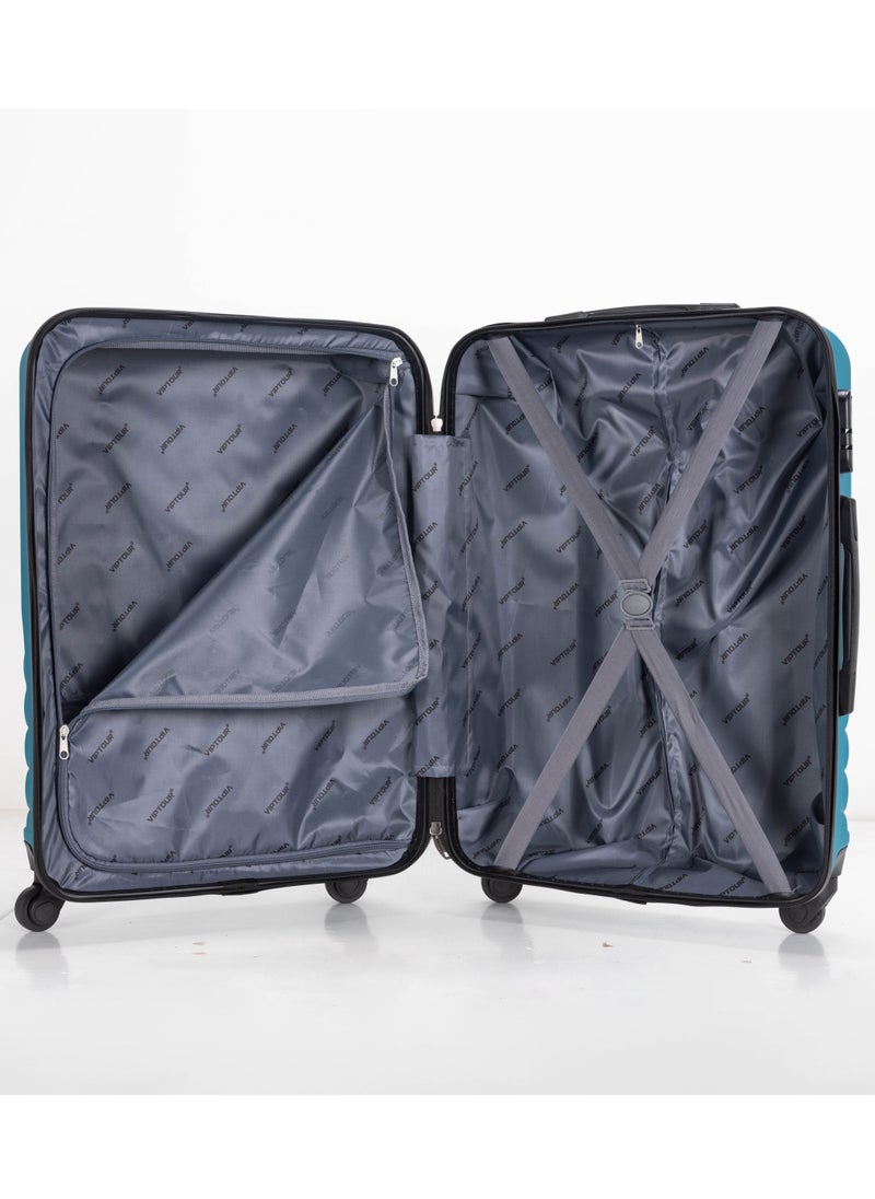 VIPTOUR - Set of 4 ABS Trolley Luggage With Number Lock 20,24,28,32 Inches - Image 1