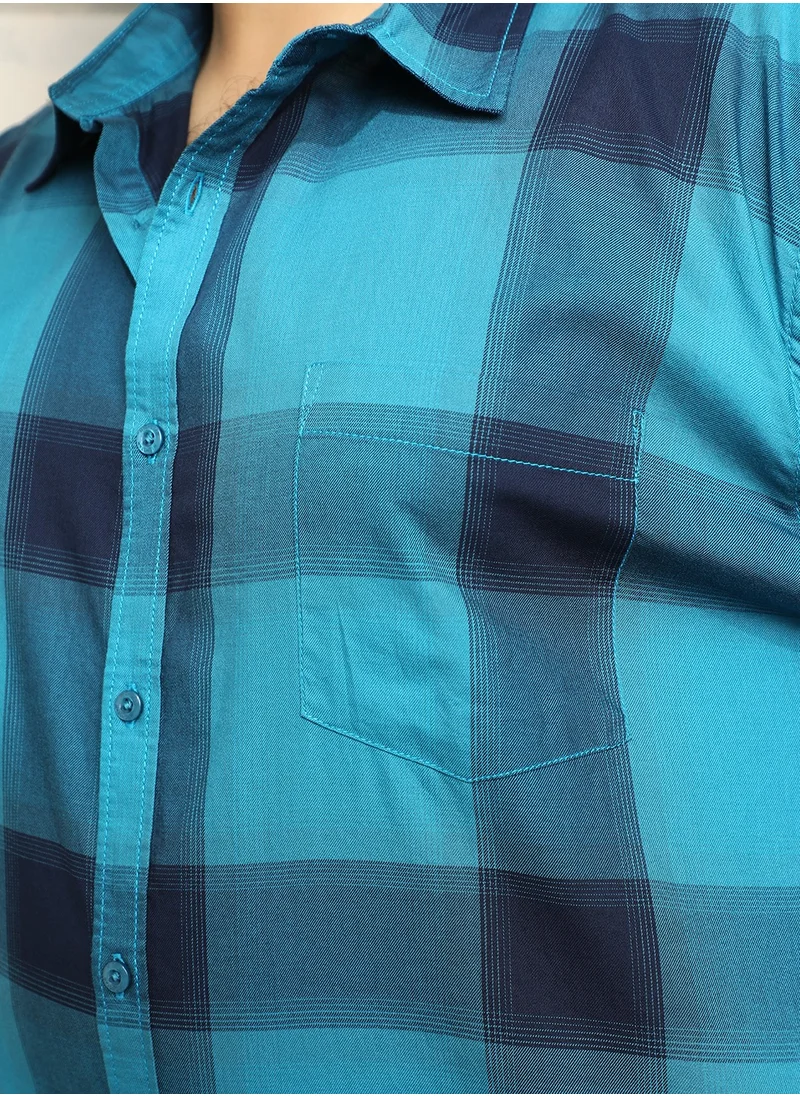HIGH STAR Checked Regular Fit Casual Shirt for Men