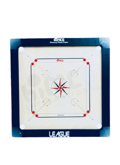 HIMCO Wooden Made In India Carrom Board With 24 Coins And Striker Set-36x36 Inches 