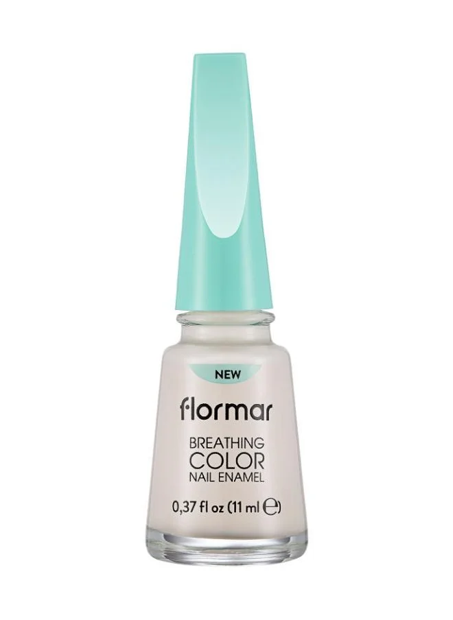 فلورمار Flormar Breathing Color Nail Enamel - 002 Milk Foam