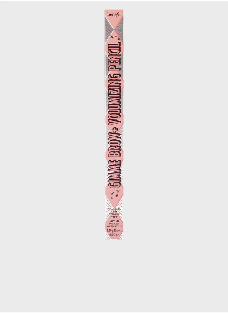 Benefit Cosmetics Gimme Brow + Volumizing Pencil - Volumizing Brow Pencil - Cool Grey