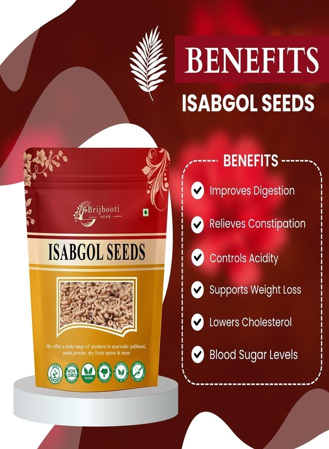  بريجبوتي Brijbooti Isabgol Beej 100 جرام - بذور سيلليوم - بذور Isabgol الصالحة للأكل - Plantago Ovata | FSSAI، GMP، معتمد من ISO - Image 2