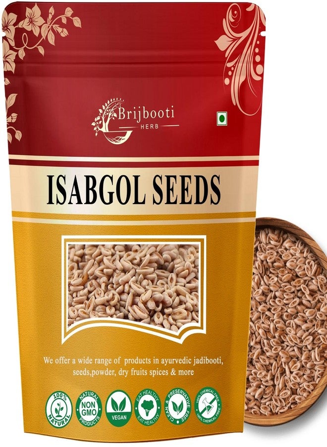  بريجبوتي Brijbooti Isabgol Beej 100 جرام - بذور سيلليوم - بذور Isabgol الصالحة للأكل - Plantago Ovata | FSSAI، GMP، معتمد من ISO - Image 1