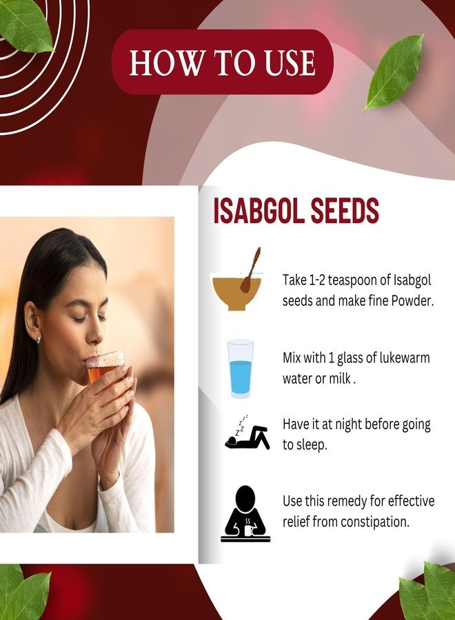  بريجبوتي Brijbooti Isabgol Beej 100 جرام - بذور سيلليوم - بذور Isabgol الصالحة للأكل - Plantago Ovata | FSSAI، GMP، معتمد من ISO - Image 3