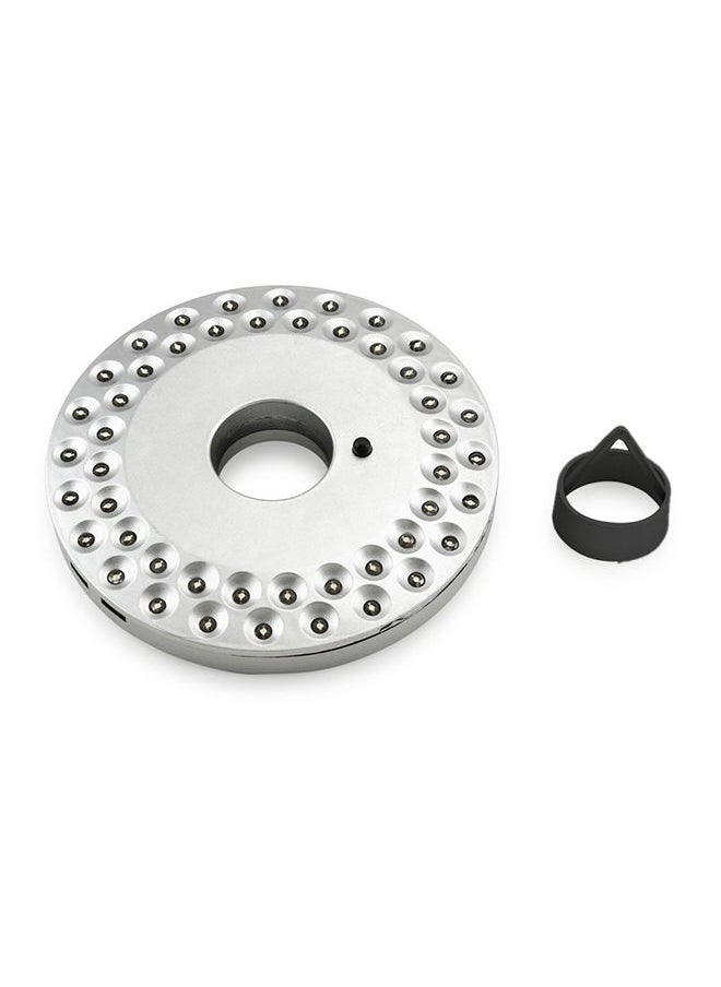 NIBEMINENT 48 LED 3 Brightness Modes Tent Camping Night Light Silver 140grams 