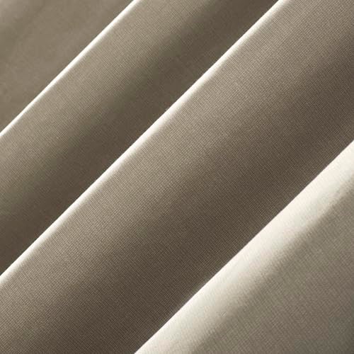 Sun Zero Columbia Thermal Insulated 100% Blackout Grommet Curtain Single Panel, 50" x 84", Linen Off-white - Image 4