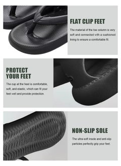 HomarKet Unisex Comfort Walking Flip Flops Sandals 2023 Summer Home Non-slip Outdoor Beach Bathroom Slippers  - Image 3