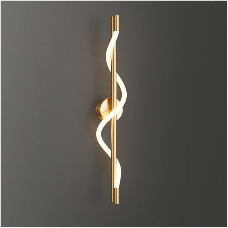 Lyse Decor Modern LED Long Twisted Wall Light for Bedroom, Bathroom/Mirror Side Wall Lamp, Wall Lights for Home Decoration, Classic Design (Natural, Cool and Warm) - Image 3