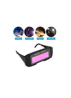 Excefore Welding Glasses, Auto Darkening Welding Goggles with Adjustable Shade, True Color Solar Powered Welding Safety Glasses, Flip Up Lens for Eyes Protection during Gas Torch Cutting  - Image 5