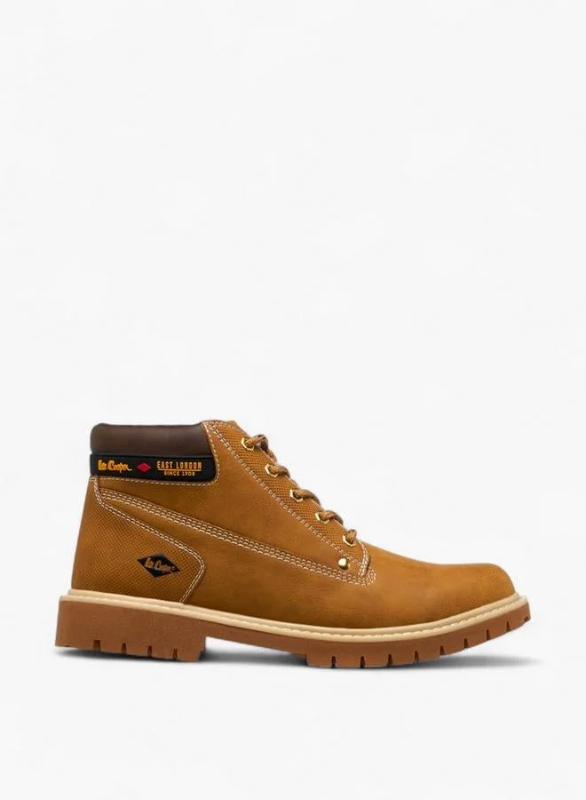 لي كوبر Men'S Panelled Lace-Up Chukka Boots