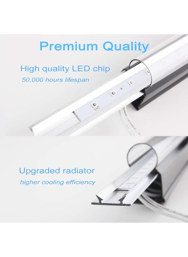 أدى شريط الضوء الأسود، 10W 1ft USB أنبوب الأشعة فوق البنفسجية سوداء الضوء، التوهج في إمدادات الحزب المظلم للديكورات هالوين، غرفة، طلاء الجسم، ملصق، الكشف عن البول، حزمة 2 - Image 5