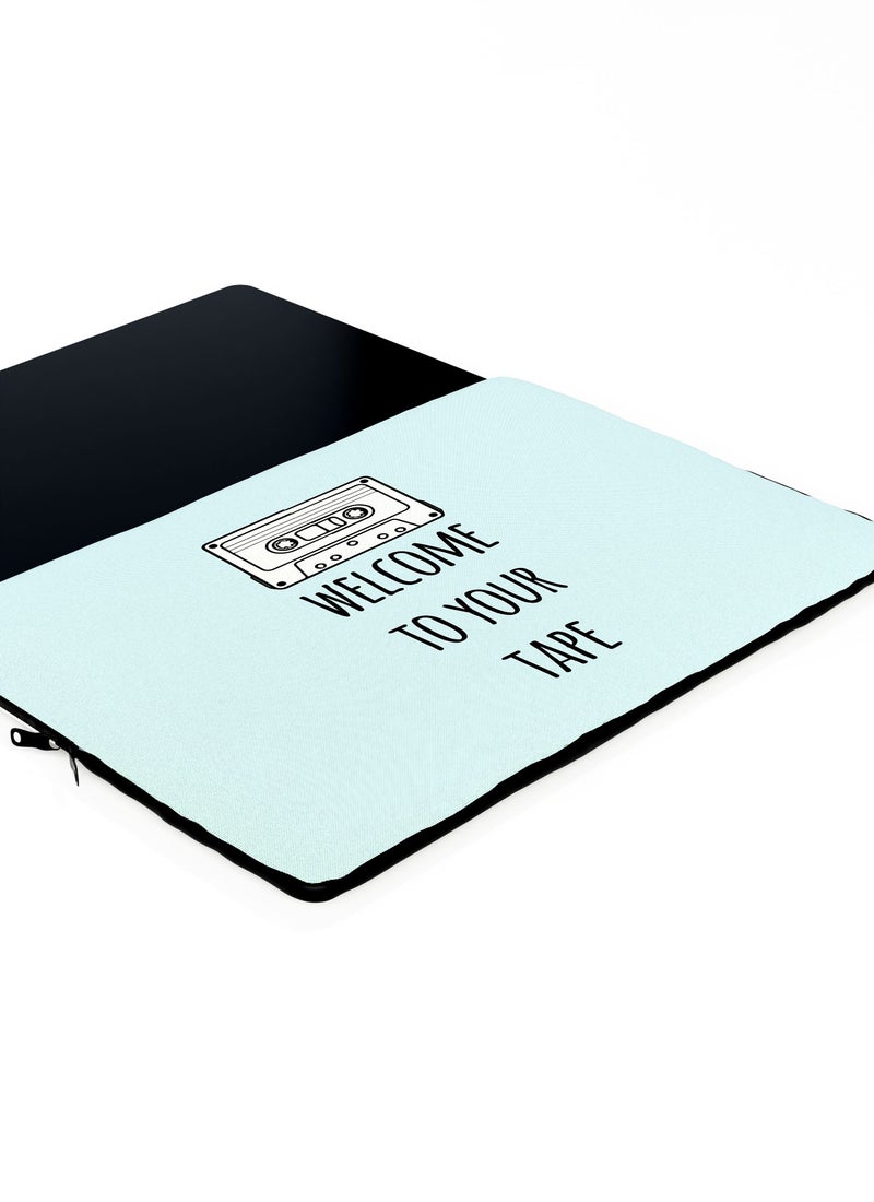 LOUD UNIVERSE Laptop Sleeve 13 inch Welcome to your tape Netflix TV Series 13 Reasons Why Quote Tablet Sleeve - Image 3