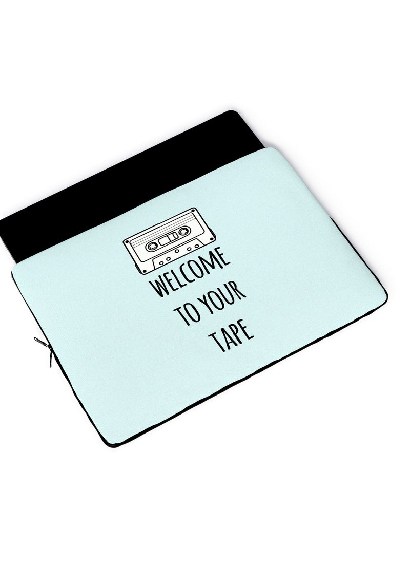 LOUD UNIVERSE Laptop Sleeve 13 inch Welcome to your tape Netflix TV Series 13 Reasons Why Quote Tablet Sleeve - Image 4