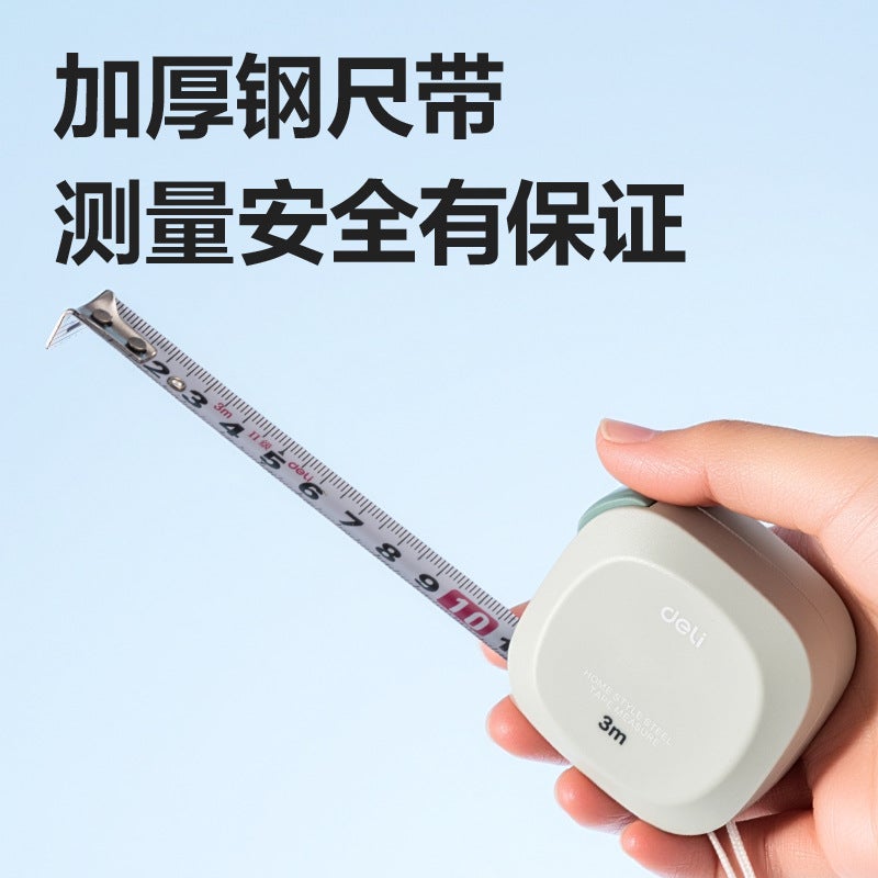Deli TT303 Green Steel Tape Measure 3m - Image 4
