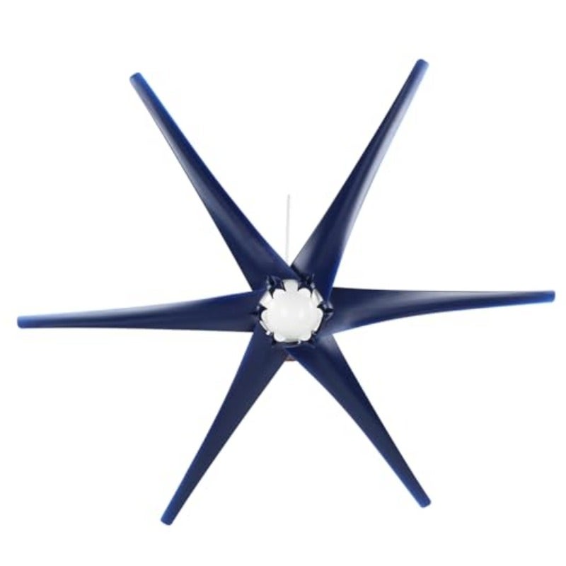 200W Mini Wind Power Generator 6 Blades Lightweight Portable with Three Phase AC Permanent Magnet for Outdoor Camping Power Supply 12V - Image 1