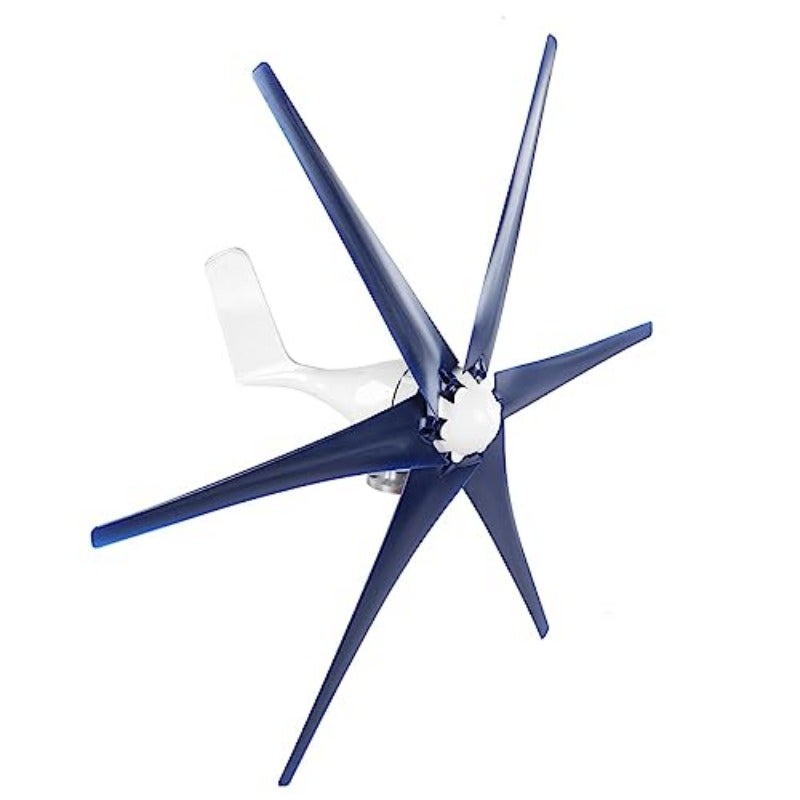 200W Mini Wind Power Generator 6 Blades Lightweight Portable with Three Phase AC Permanent Magnet for Outdoor Camping Power Supply 12V - Image 3
