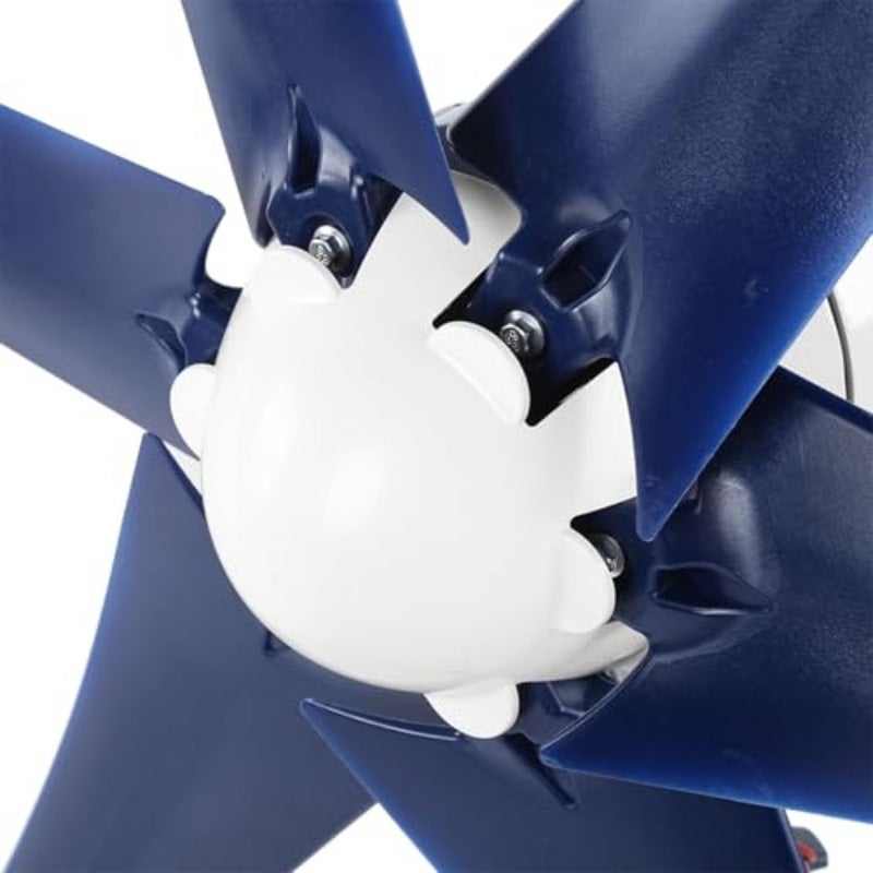 200W Mini Wind Power Generator 6 Blades Lightweight Portable with Three Phase AC Permanent Magnet for Outdoor Camping Power Supply 12V - Image 2
