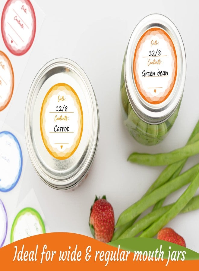 CHUBBIEE Removable Mason Jar Lid Labels, Canning Labels, Waterproof Write-On Pantry Sticker for Food Container, Glass Bottle, Canned Jam, Preserve, Home & Kitchen Organization, Set of 90 (Garden Flowers) - Image 2