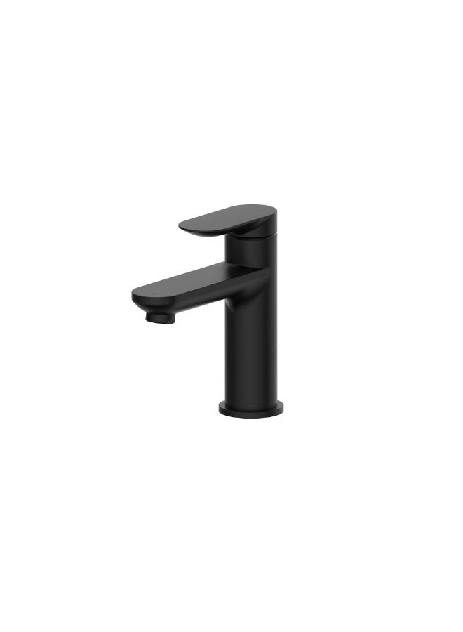 Milano Vifa Basin Mixer (Drio2321-0) - Stylish Black Brass Mixer Tap with 7-Year Warranty, Includes Hot & Cold Water Hoses & Pop-Up Waste - Perfect for DIY Sanitary Installations - Image 1