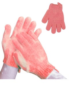 THE BODY SHOP Exfoliating Gloves, Premium Scrub, Double Sided Bath Gloves, Skin Exfoliator for Body, Spa Massage Dead Skin Cell Remover, Shower Accessories for Women Man  - Image 1