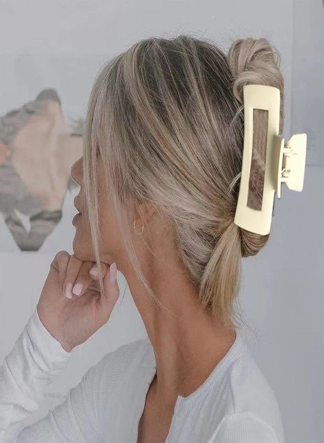 Minta 3.8 Inch Extra Large Claw Clips for Strong Hold - large Matte Hair Clips 4PCS Giant Clips for Long Curly Hair for Women - Image 4