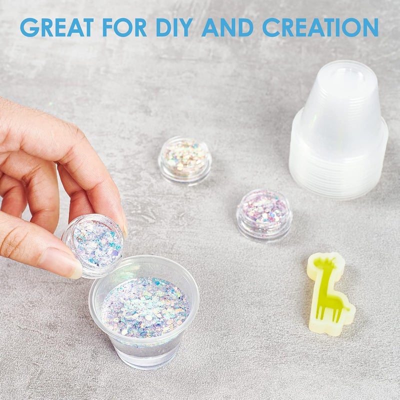 Lilymicky 500ct Disposable Plastic Medicine Cups (1oz), Medical Measuring Cups For Medical Purposes, or Mixing and Measuring Resin, Epoxy, DIY Arts & Crafts, Paint, Cooking - Image 5