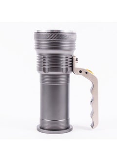 Generic Direct Strong Light Long-range Portable Lamp LED Rechargeable Flashlight High-power Aluminum Alloy Searchlight Wholesale-Color:Single Portable Lamp + Packaging (without Battery + Charger)  - Image 4