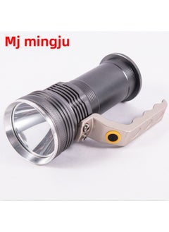 Generic Direct Strong Light Long-range Portable Lamp LED Rechargeable Flashlight High-power Aluminum Alloy Searchlight Wholesale-Color:Single Portable Lamp + Packaging (without Battery + Charger)  - Image 2