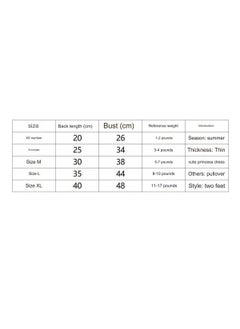 A.M Pet Cute Fruit Graphic Print Dress Clothes For Dogs, Kittens And Cats For Summer With Collar Set  - Image 5