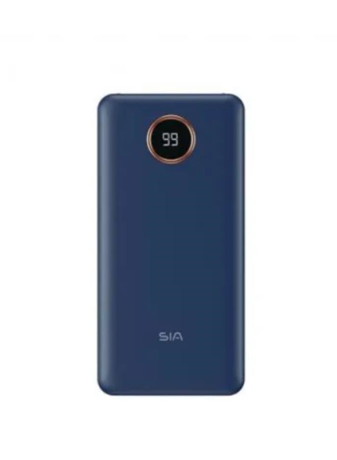 SIA PB301 Power Bank 10000mAh With 3 Cable Blue - Image 1