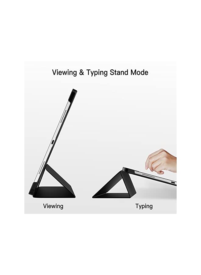 Jetech Case for Ipad Pro 12.9-inch 6th 5th Generation 2022 2021 Model Slim Stand Hard Back Shell Smart Cover With Auto Wake Sleep Black - Image 4