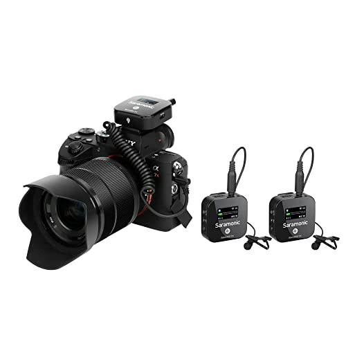 Saramonic Blink 900 B2 | 2-Person Wireless Mic System with Premium Lavaliers for Cameras, Mobile Devices & More with Charging Case and TRS, TRRS, Lightning, USB-C Output Cables - Image 3